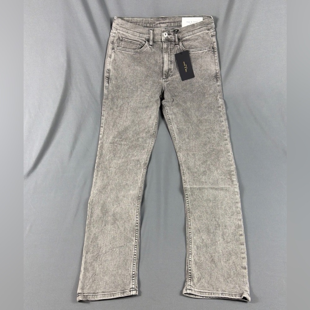 Rag & Bone Jeans RB 2 Slim Fit 30 x 32 Grey Cotton Spandex NWT MSRP $228